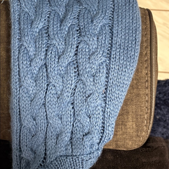 Blue Women's Hooded Sweater - Picture 3 of 8